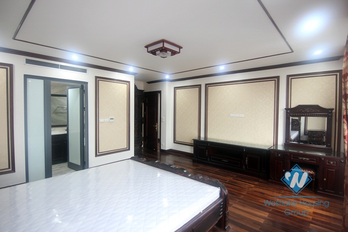 Large apartment in the topfloor with luxury design for rent in Tay Ho district